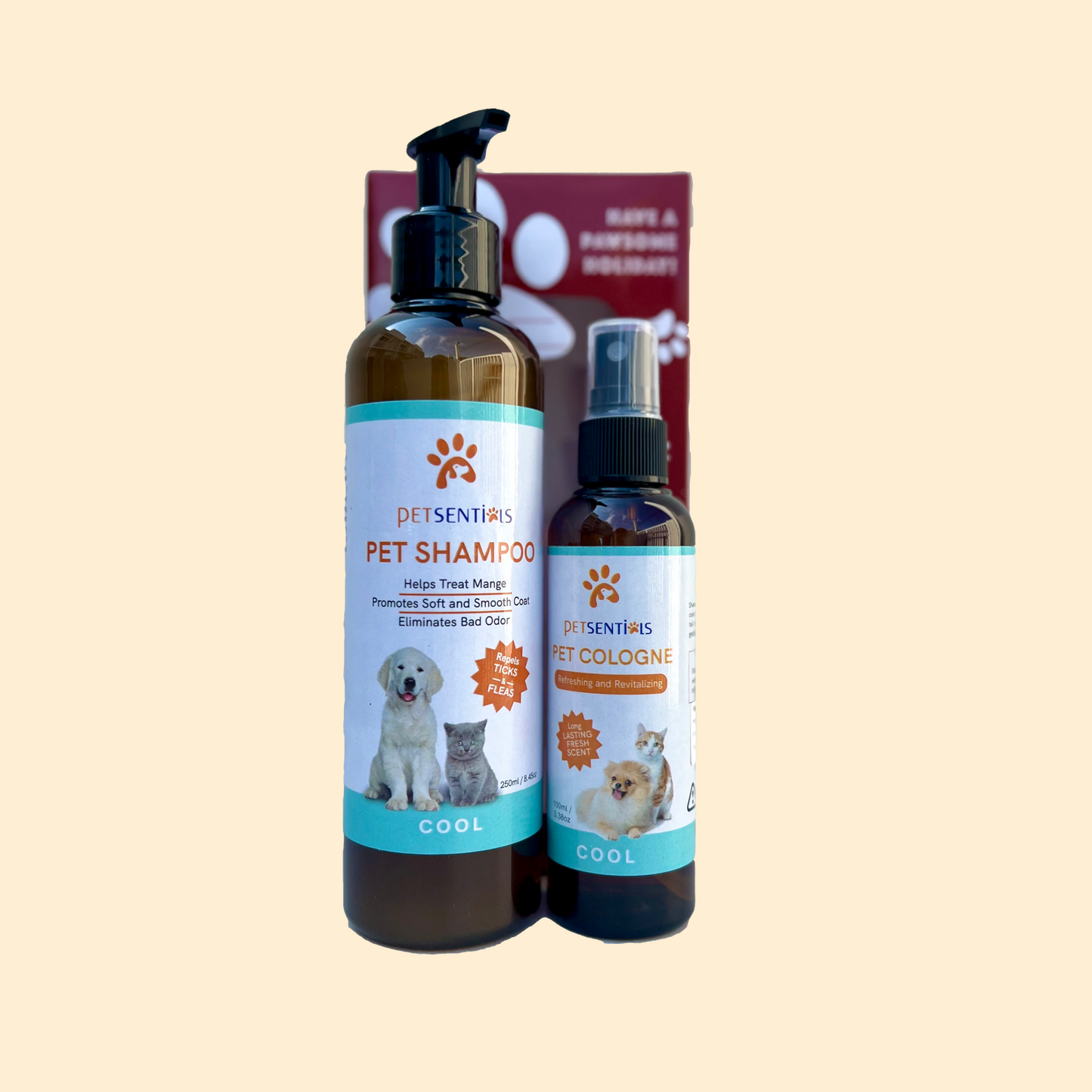 Petsentials Shampoo and Cologne Gift Set - Cool