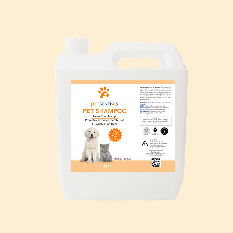 Petsentials Pet Shampoo 4000ml - Chic