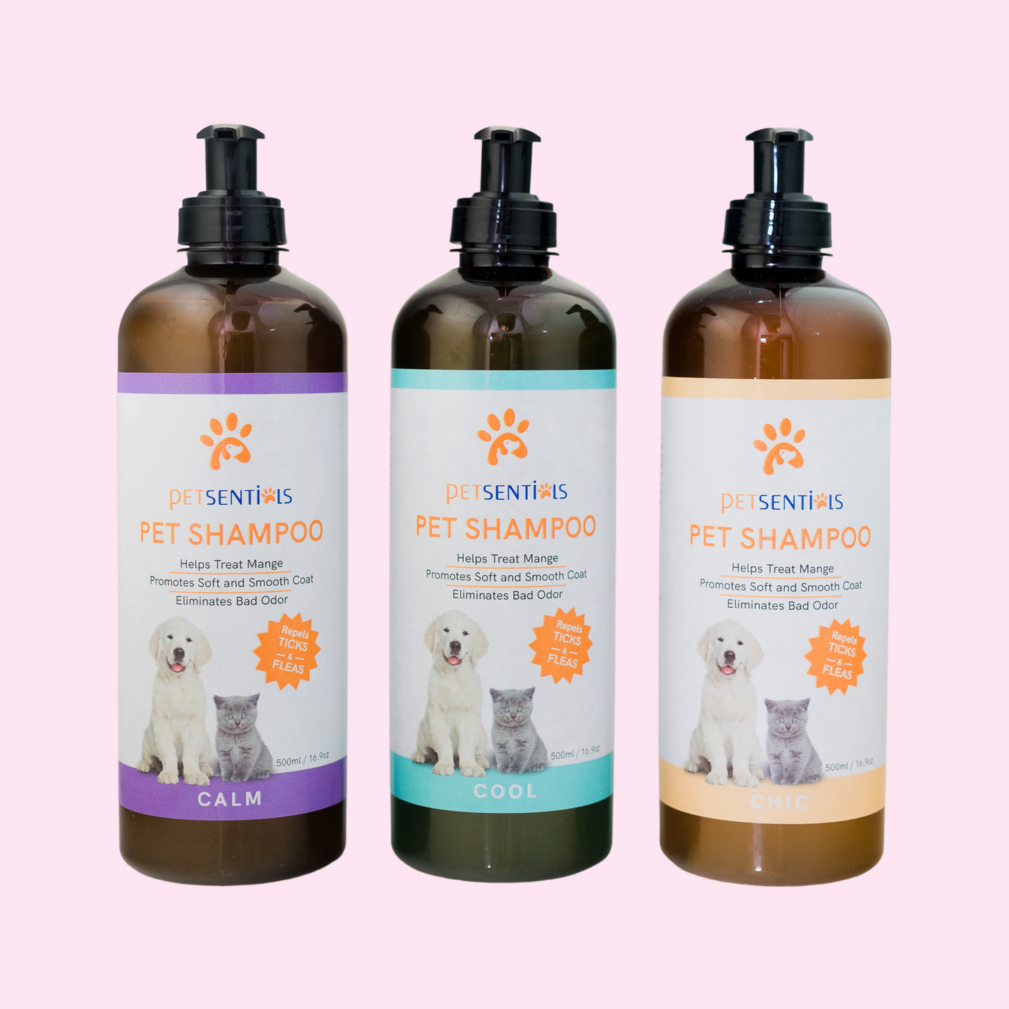 Petsentials Pet Shampoo 500ml - Chic