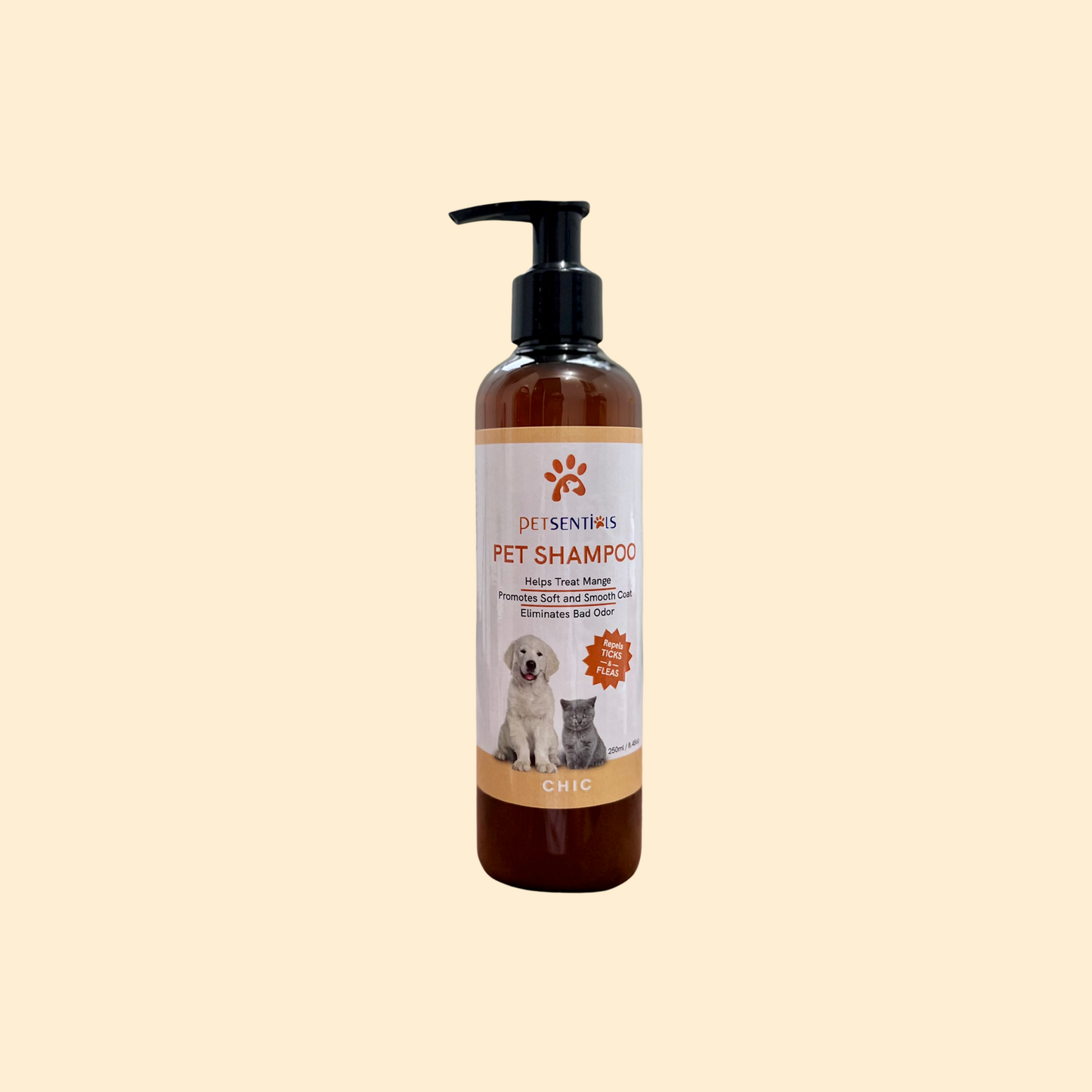 Petsentials Pet Shampoo 250ml - Chic